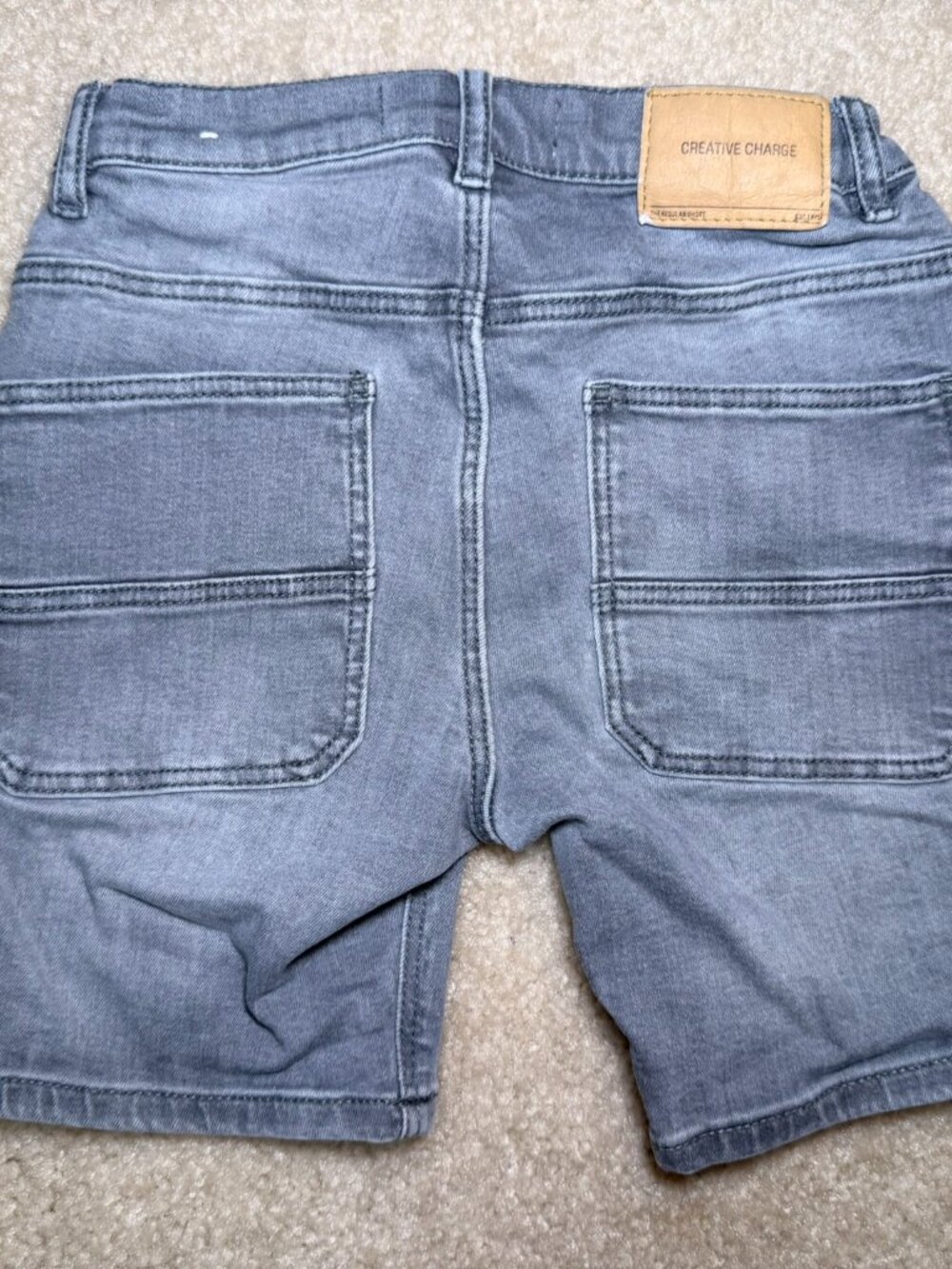 Zara Boys Gray Denim Shorts Size 5/6
